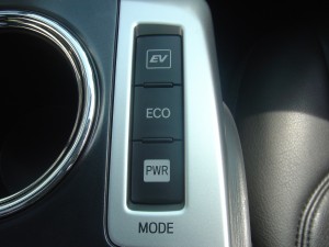 EVモード・ECOモード・PWRモードスイッチ