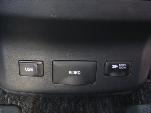 USB、VIDEOジャック、AC100V電源