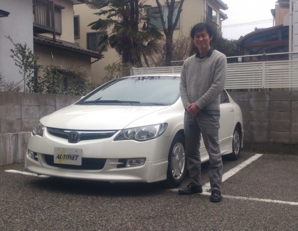 新潟県  風間さん 購入した車：ホンダ　シビックハイブリッド