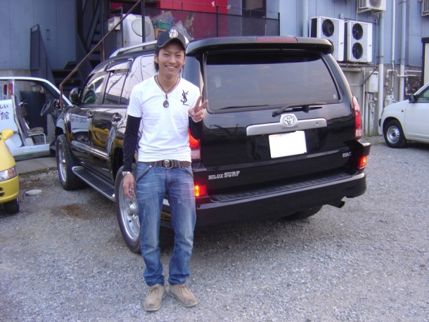 神奈川県  野木さん 購入した車：トヨタ ハイラックスサーフ