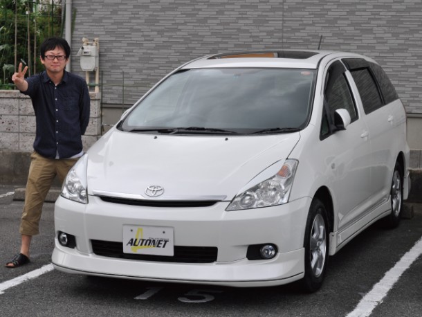新潟県 竹田さん 購入した車：トヨタ ウィッシュ